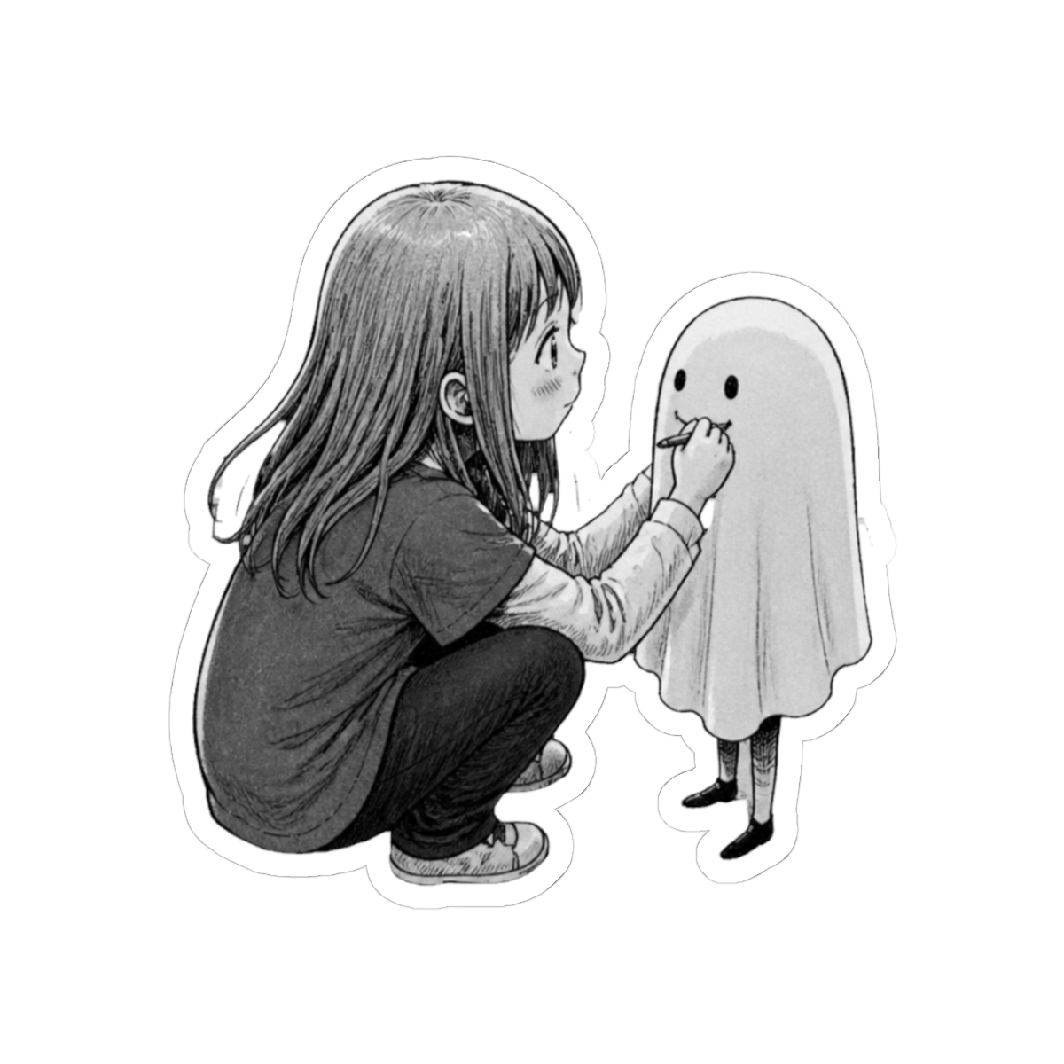 Punpun and Aiko kiss | Oyasumi Punpun - alternate angle 2, merchandise
