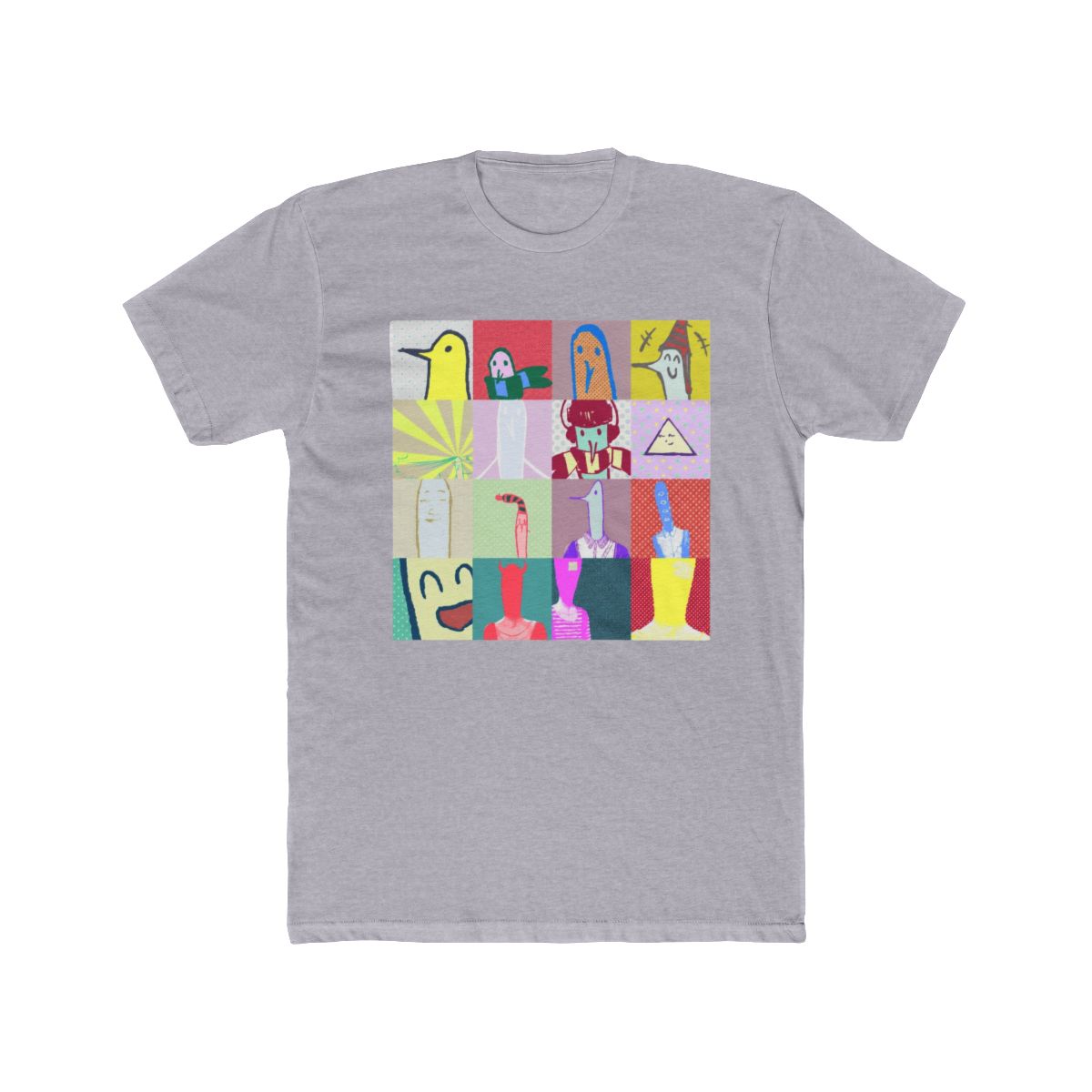 Punpun grid print T Shirt | Oyasumi Punpun - alternate angle 4, merchandise