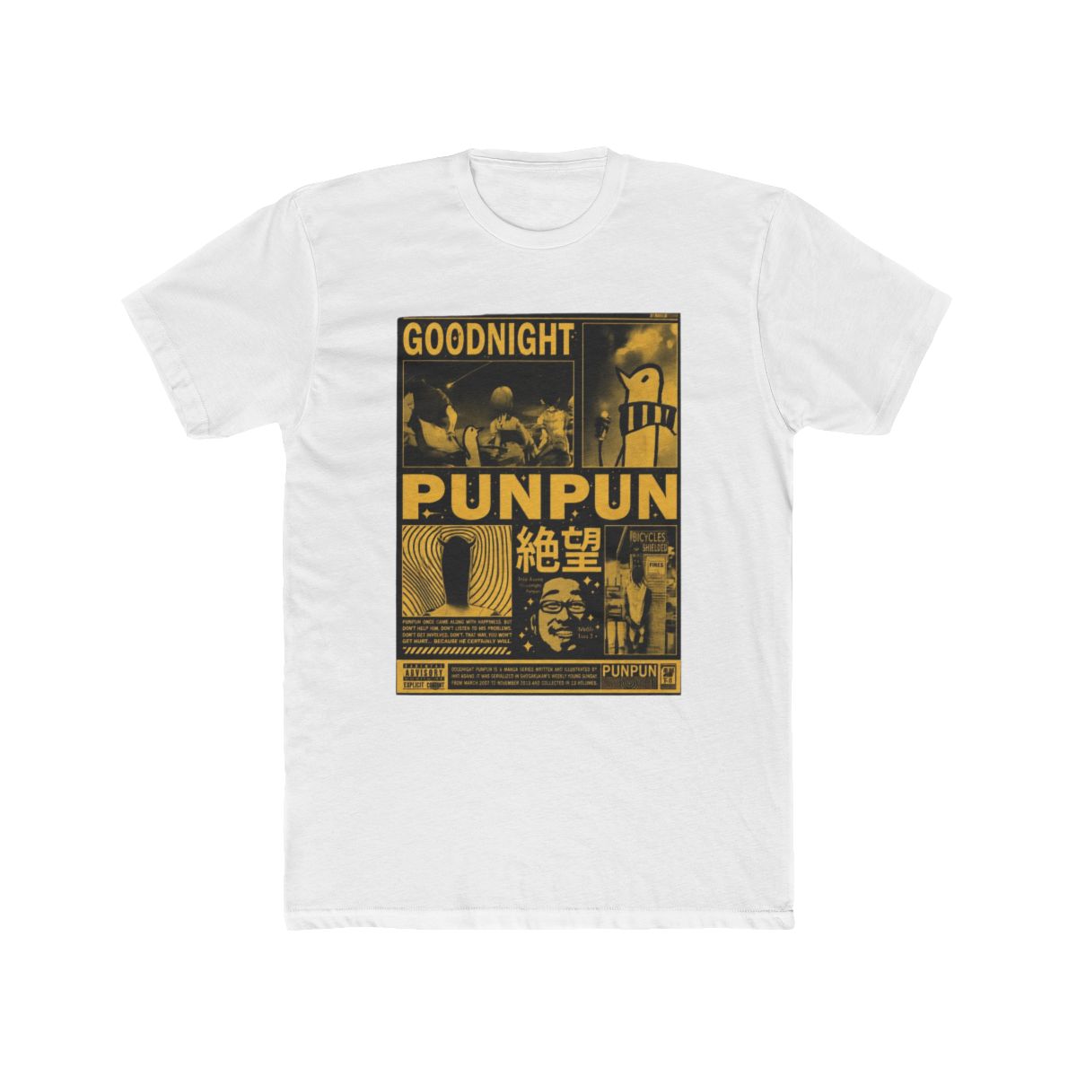 Goodnight Punpun Night Vibe Manga Panel Graphic Tee | Yeager Apparel | Oyasumi Punpun