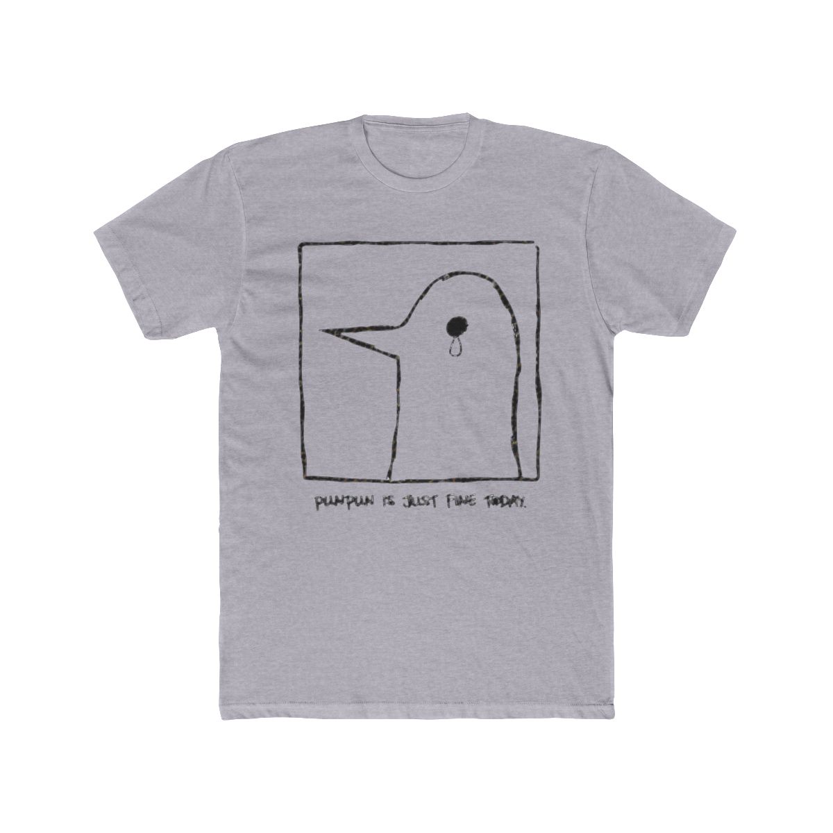 Oyasumi PunPun Is Just Fine Today T Shirt Women Men O-Neck Short Sleeve Tee - alternate angle 3, merchandise