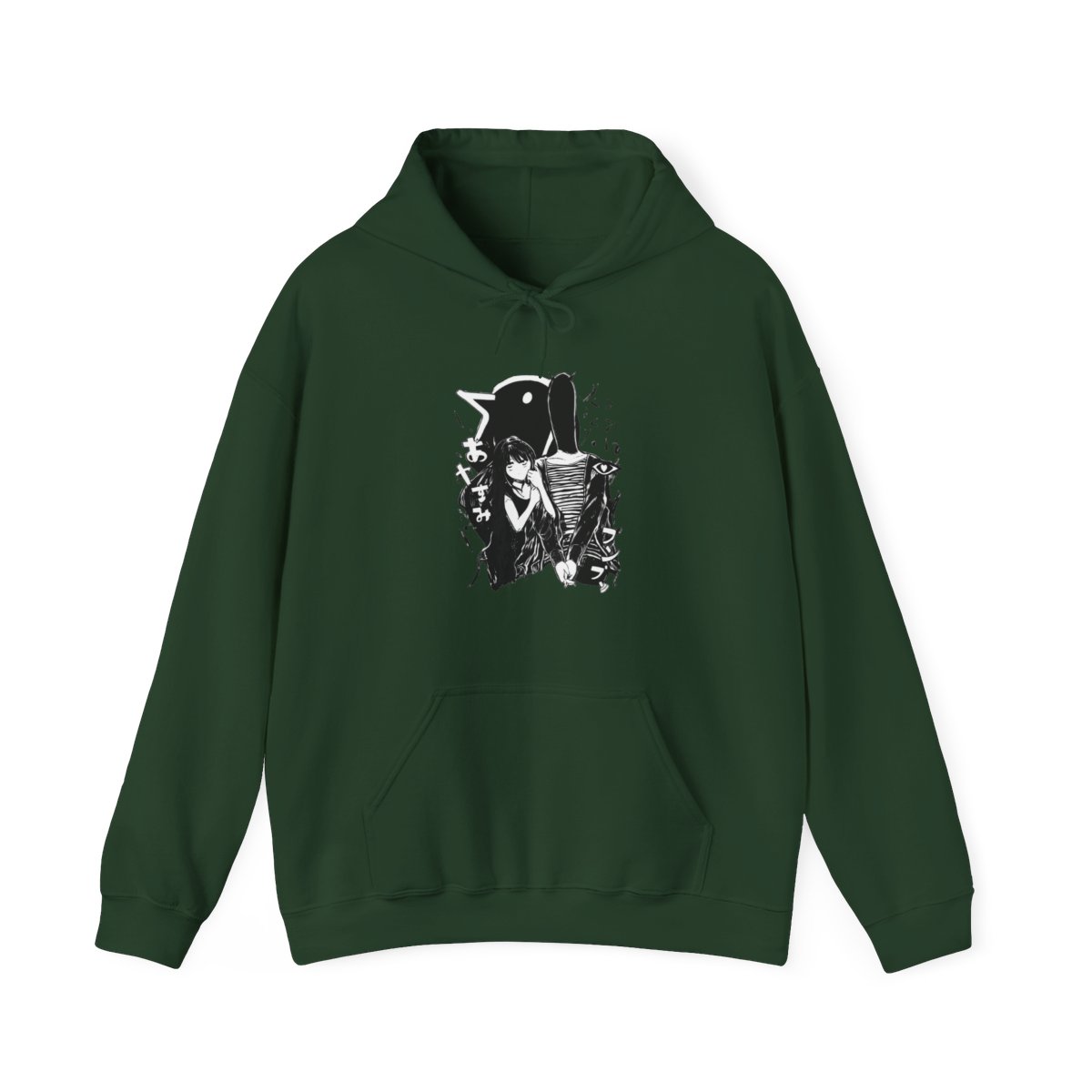 WBLXYMDP Omori Oyasumi Punpun Merch Men/Women Hoodie Long sleeve Hooded (Black,XX-Small) - alternate angle 5, merchandise