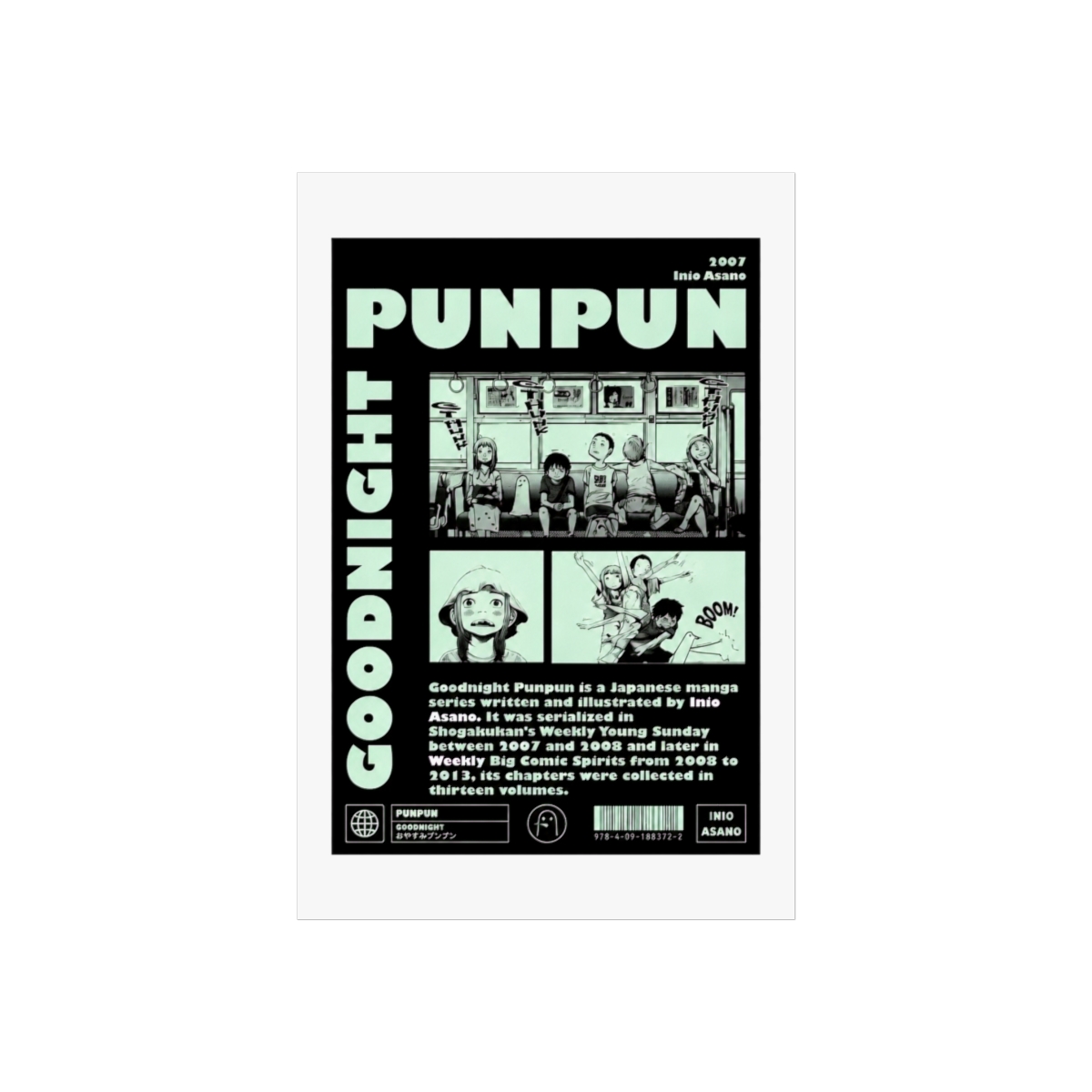 Dark Punpun Wall Art | Oyasumi Punpun