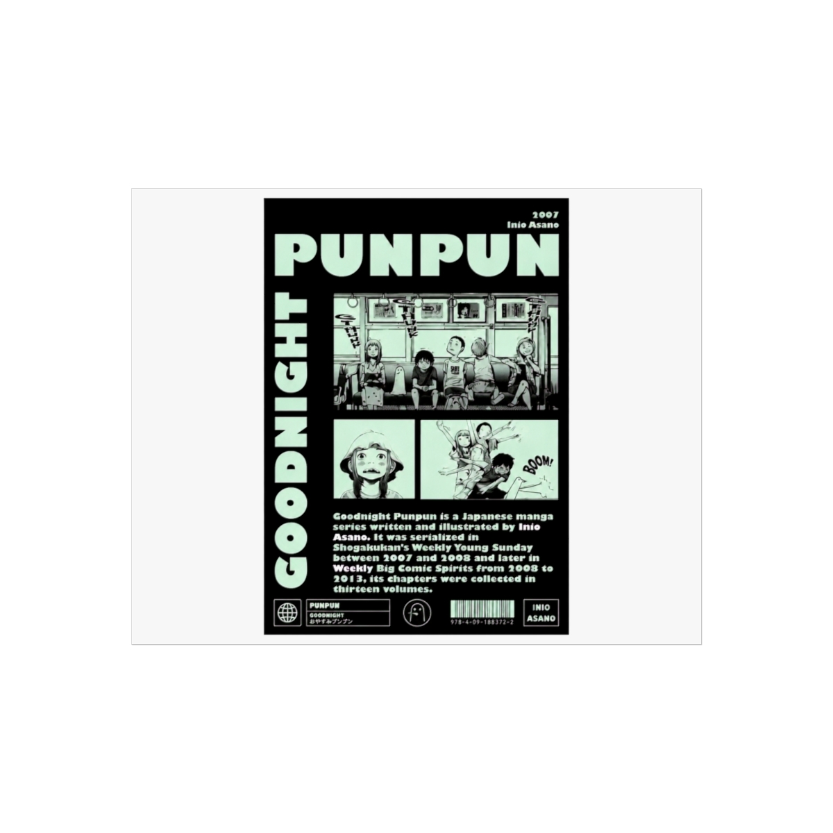 Dark Punpun Wall Art | Oyasumi Punpun - Official Posters & Wall Art merchandise