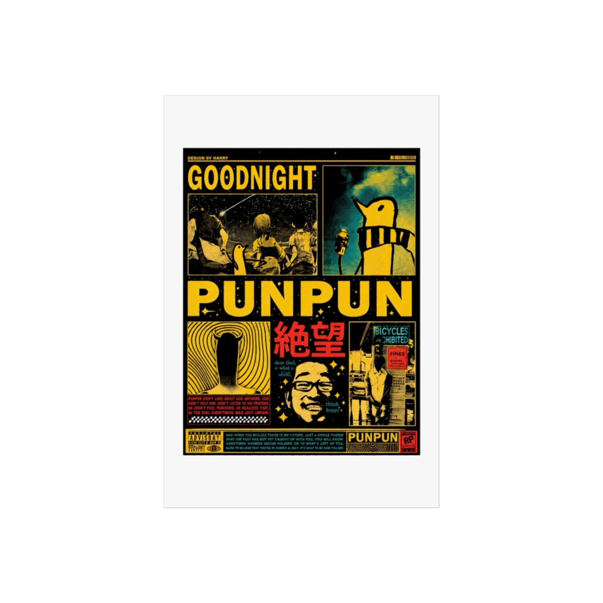 Aiko & Punpun Wall Art | Oyasumi Punpun