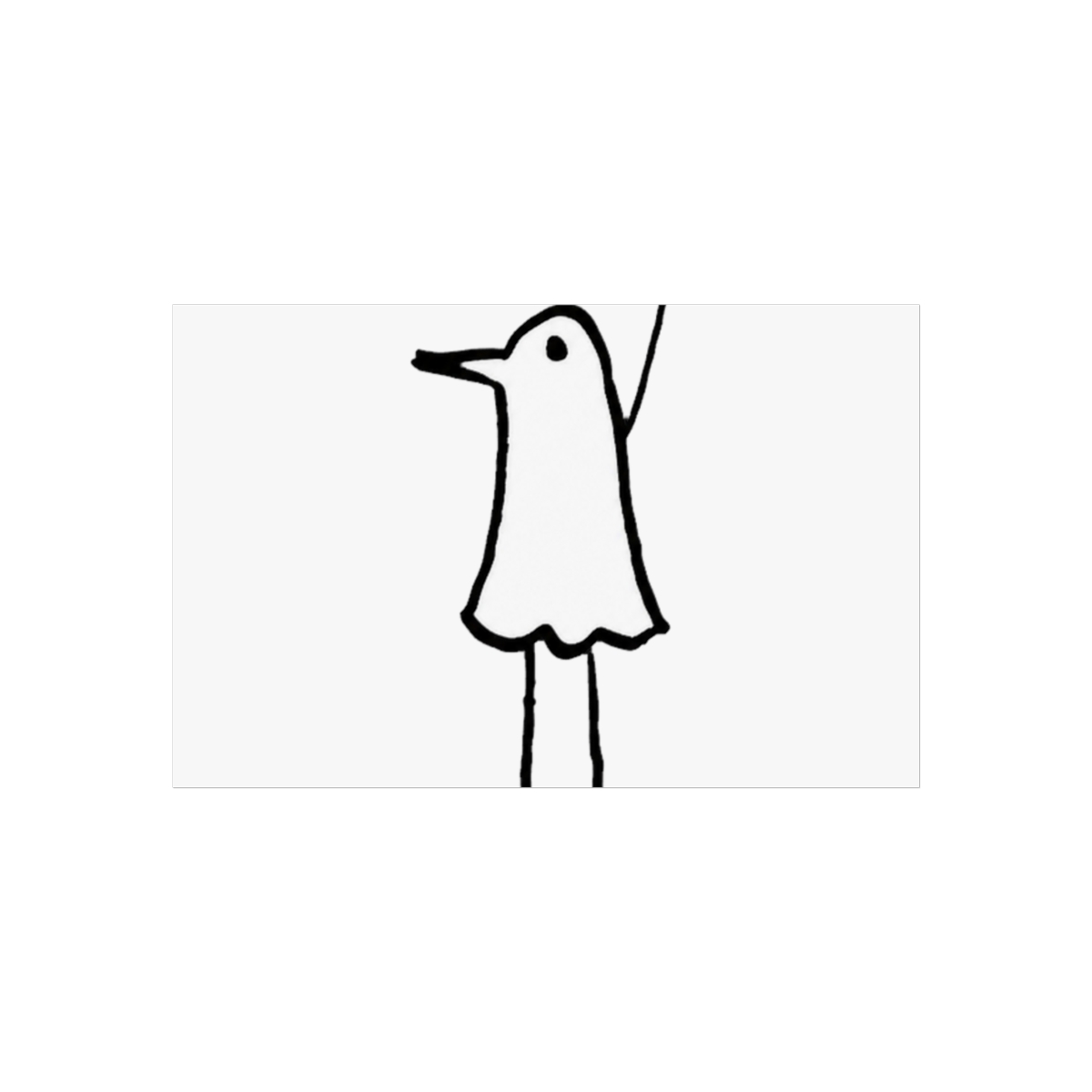 Minimalist Punpun Wall Art | Oyasumi Punpun - alternate angle 5, merchandise